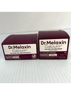 Dr. Melaxin Calcium‎ Volume Cream 50g & Eye Patch 60 Count Exp 02/29 Rebornic